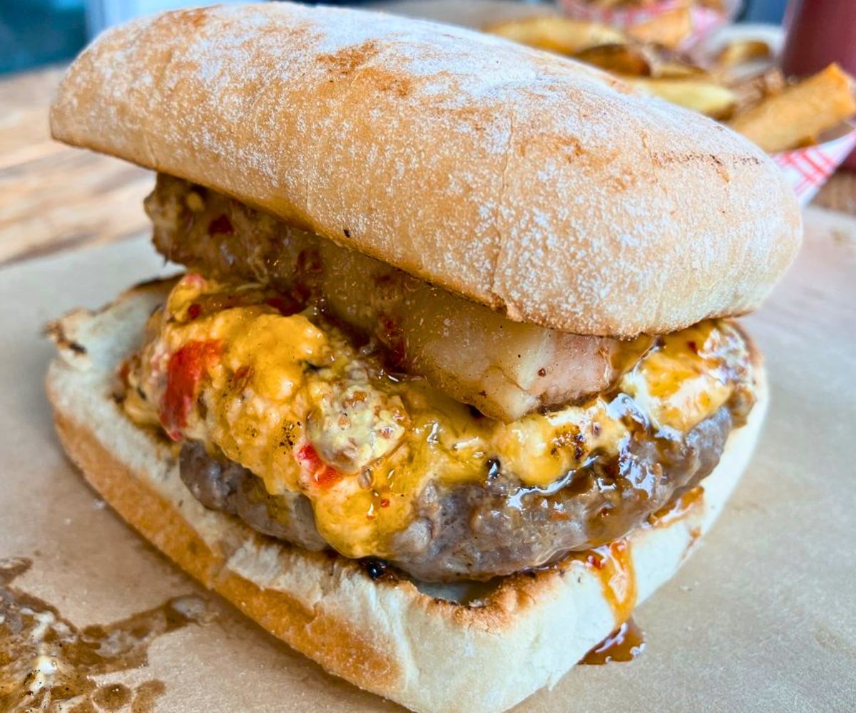 Belvis Burger at Neon Pig in Tupelo, MS