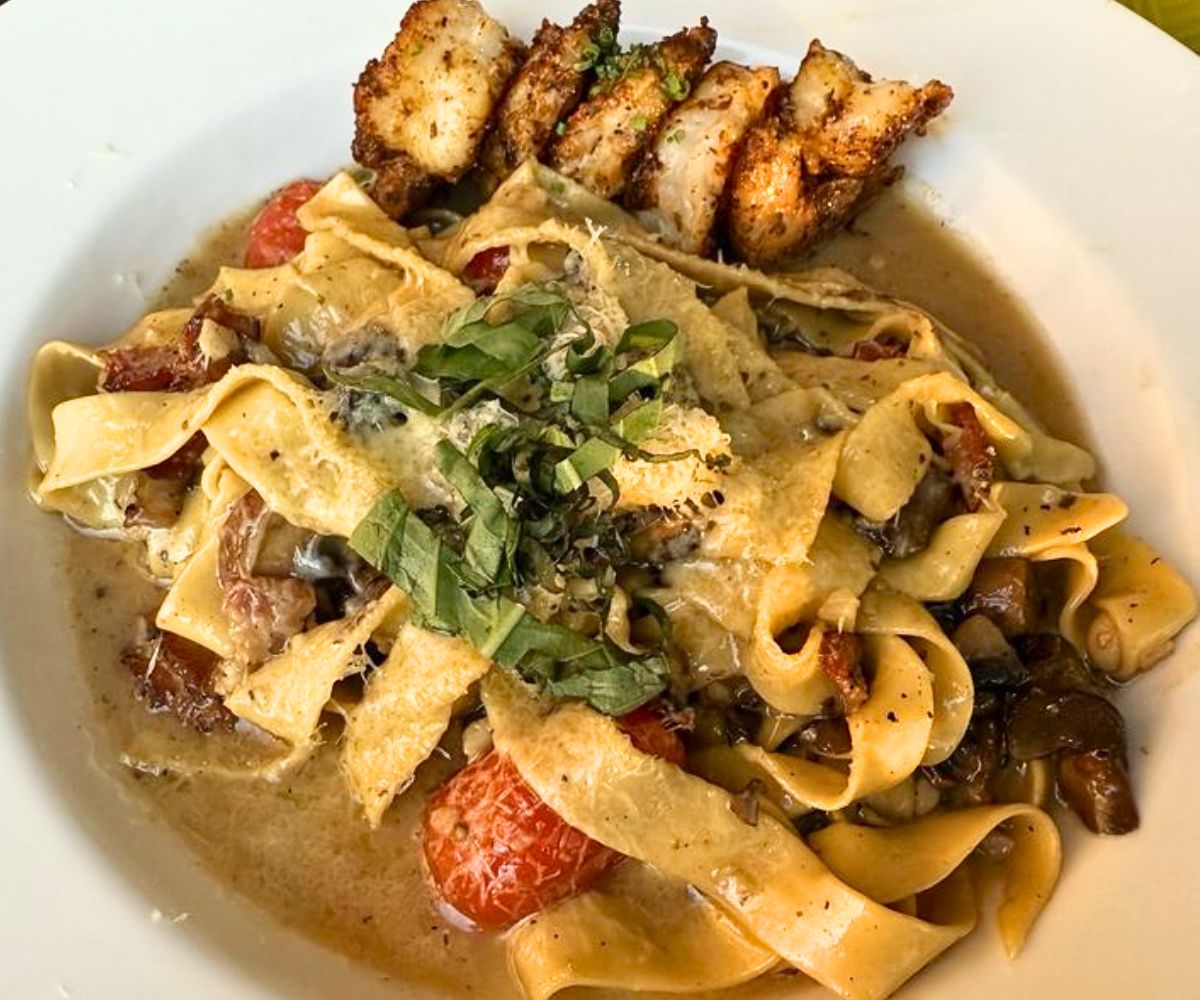 Mushroom Pasta at Calla in Lake Charles, Louisiana