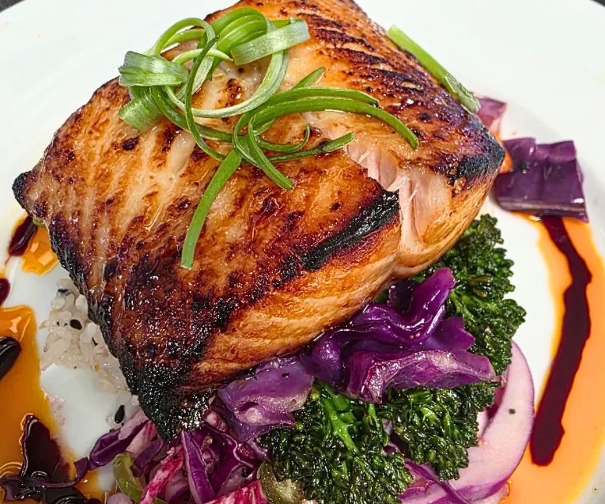 Salmon at Tidewater Taphouse in Seward, AK