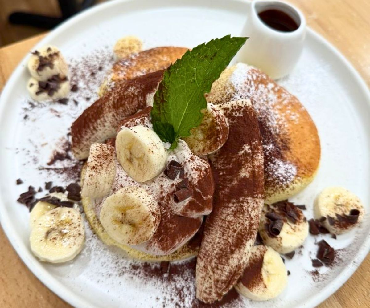 Chocolate Banana Kiseki Pancakes at J. S. Foodies in Princeton, New Jersey