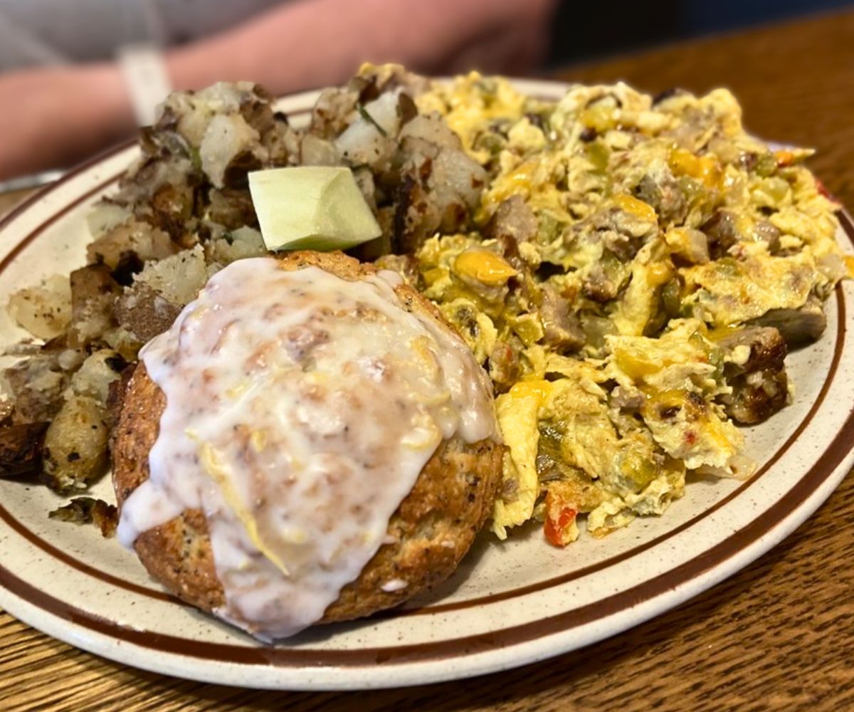 Wrangler Scramble at Echo Lake Cafe in Bigfork, Montana