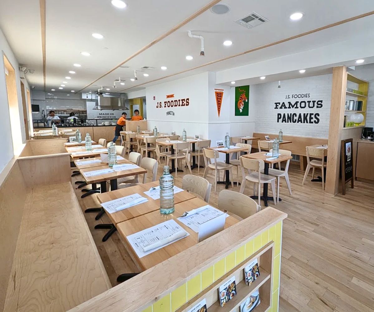 interior of J. S. Foodies in Princeton, New Jersey