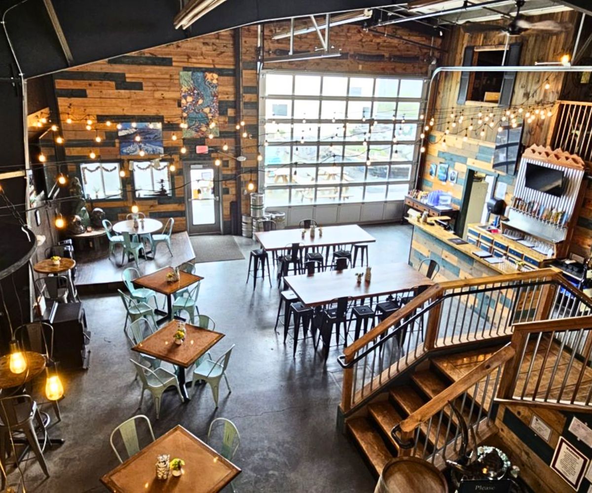 interior of Tidewater Taphouse in Seward, AK