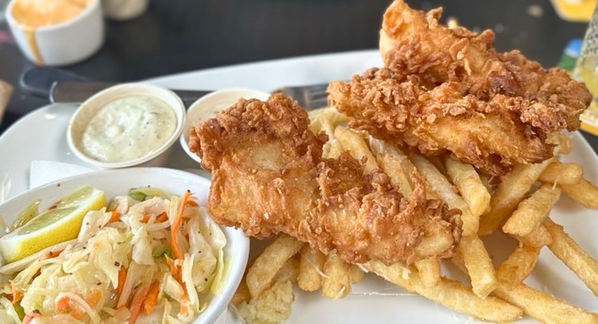Fish and Chips at Block 15 Brewing in Corvallis, Oregon