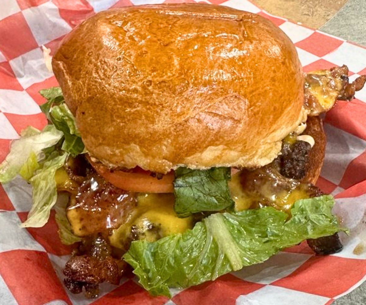 Billy's Ultimate Bacon Cheeseburger at Burger Billy’s Joint in Arlington, Virginia