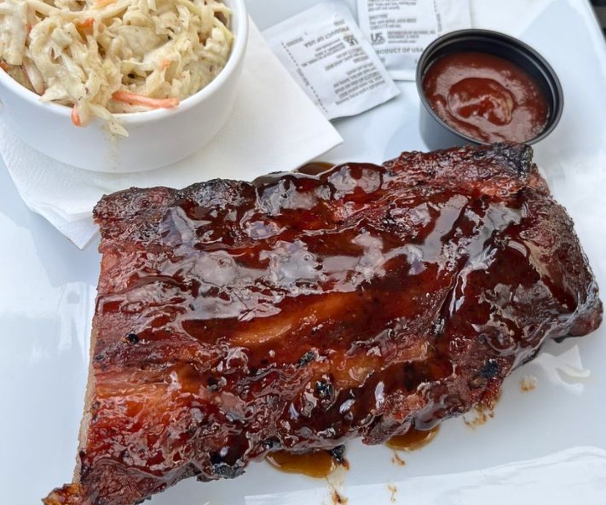 BBQ Smokehouse Baby Back Ribs at Whiskey Road Tavern & Grill in Cedar Falls, IA