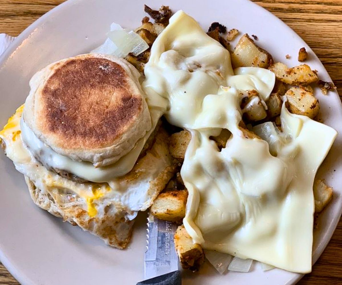 McDot Deluxe at Dot's Restaurant in Wilmington, Vermont