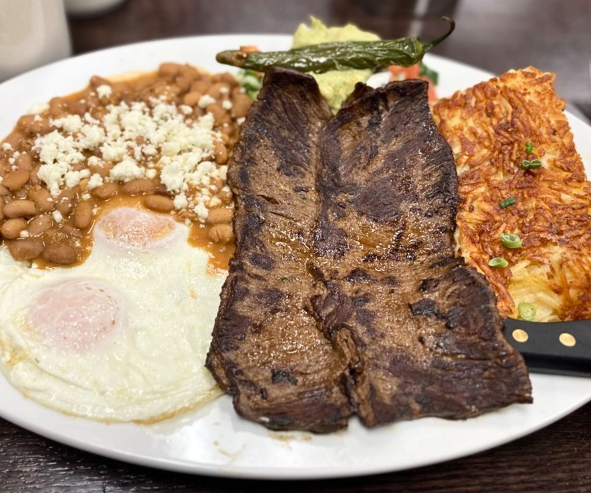 Carne Asada Breakfast at Sparks Coffee Shop in Sparks, Nevada