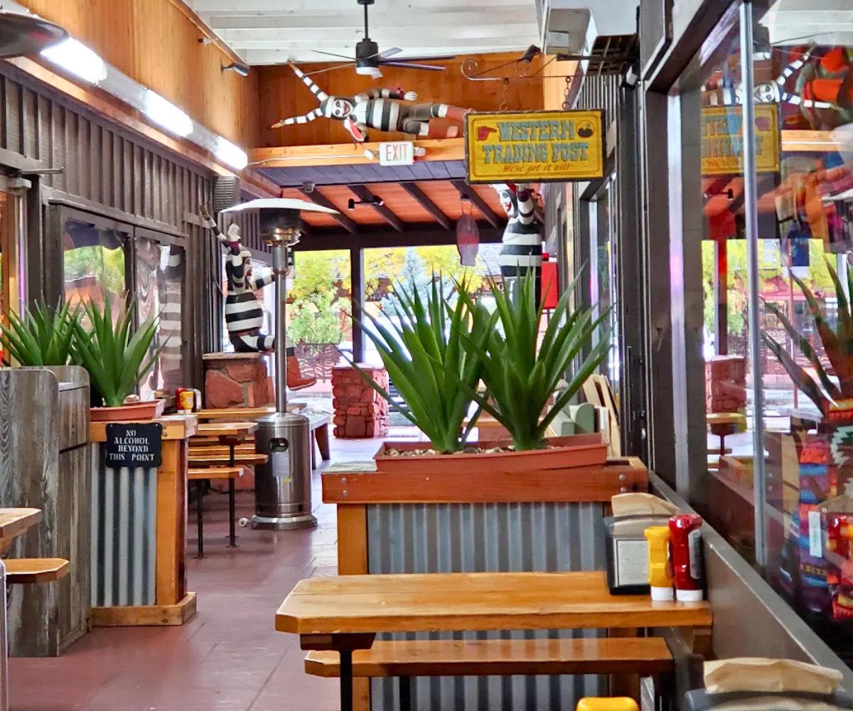 interior of Outlaw Grille in Sedona, AZ