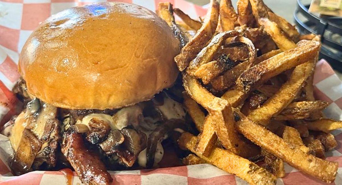 Brisket Burger at Burger Billy’s Joint in Arlington, VA