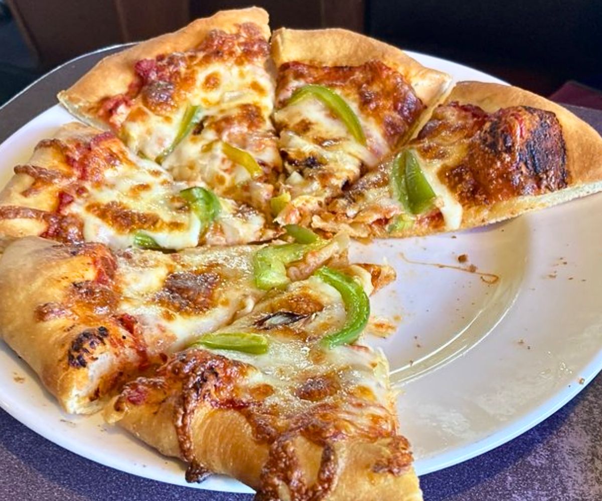 pizza at Cadillac Cafe in Wasilla, AK