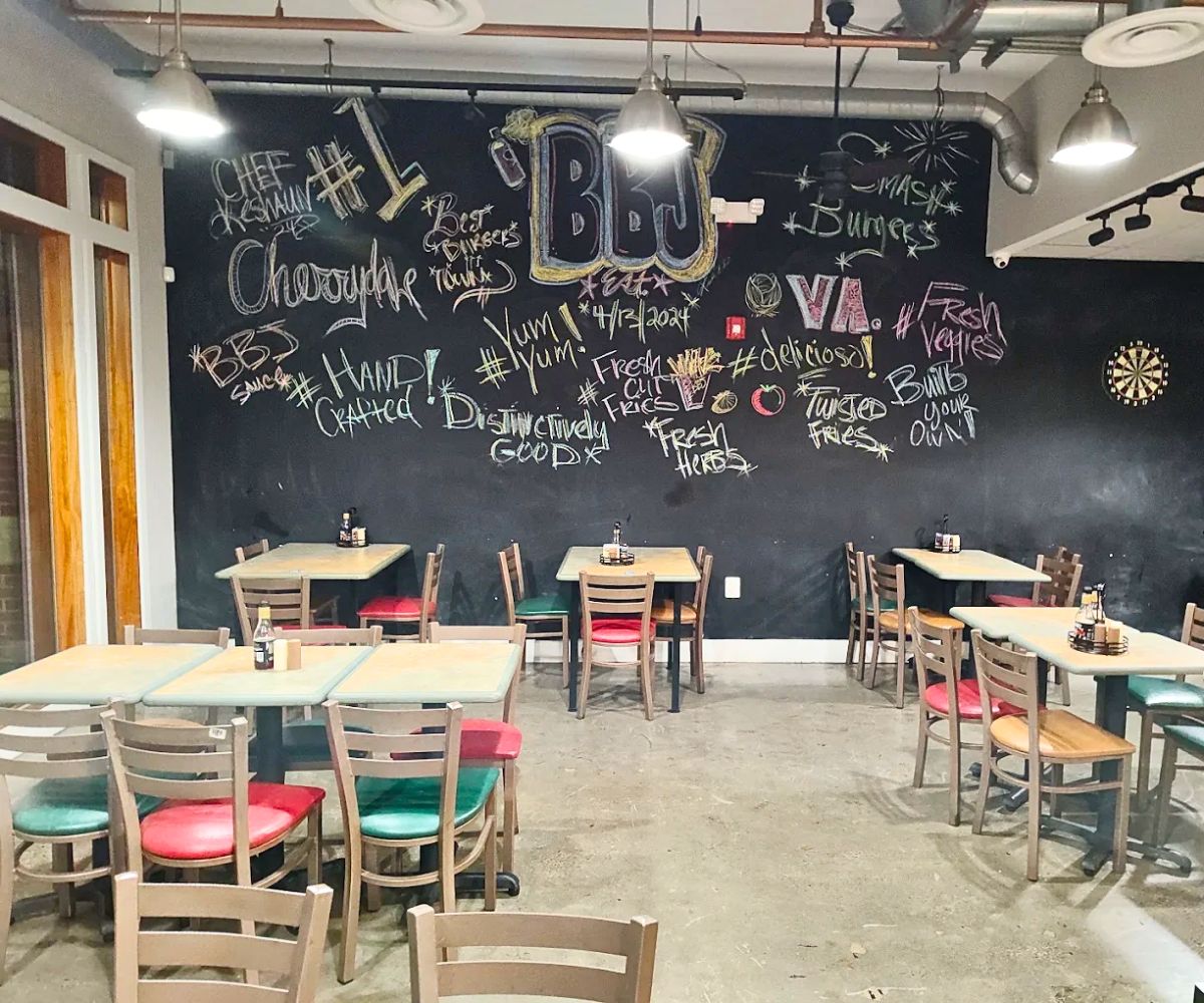 interior of Burger Billy’s Joint in Arlington, VA