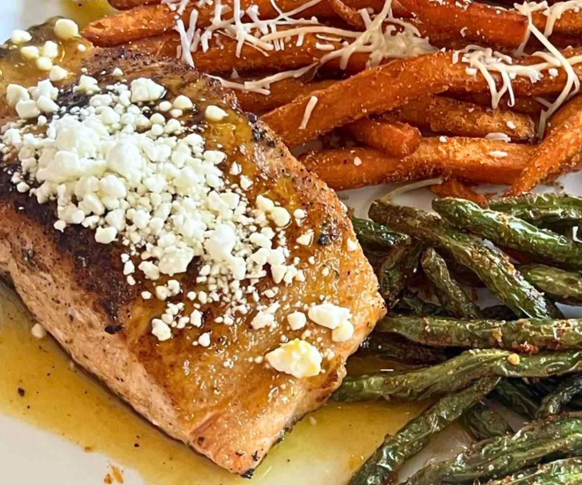 Citrus Glazed Salmon at Crawdaddy's in Cookeville, Tennessee
