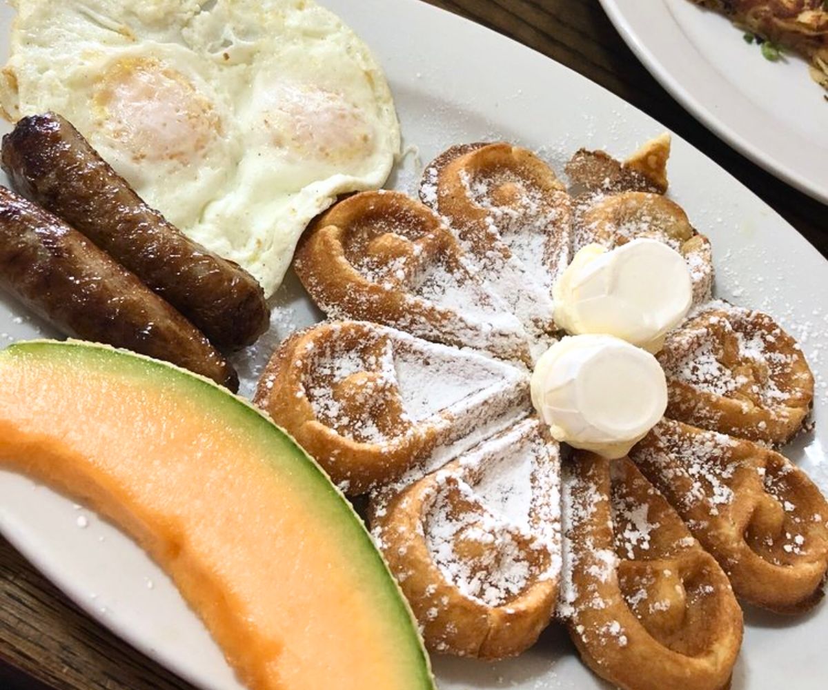 Belgian Waffle Plate at Sparks Coffee Shop in Sparks, NV