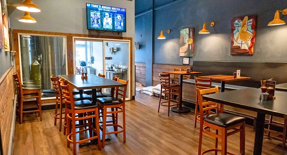 interior of Block 15 Brewing in Corvallis, OR
