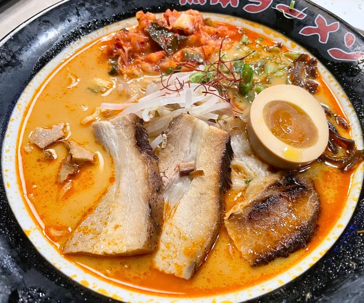 spicy ramen at Ramen Kumamoto in Newark, DE