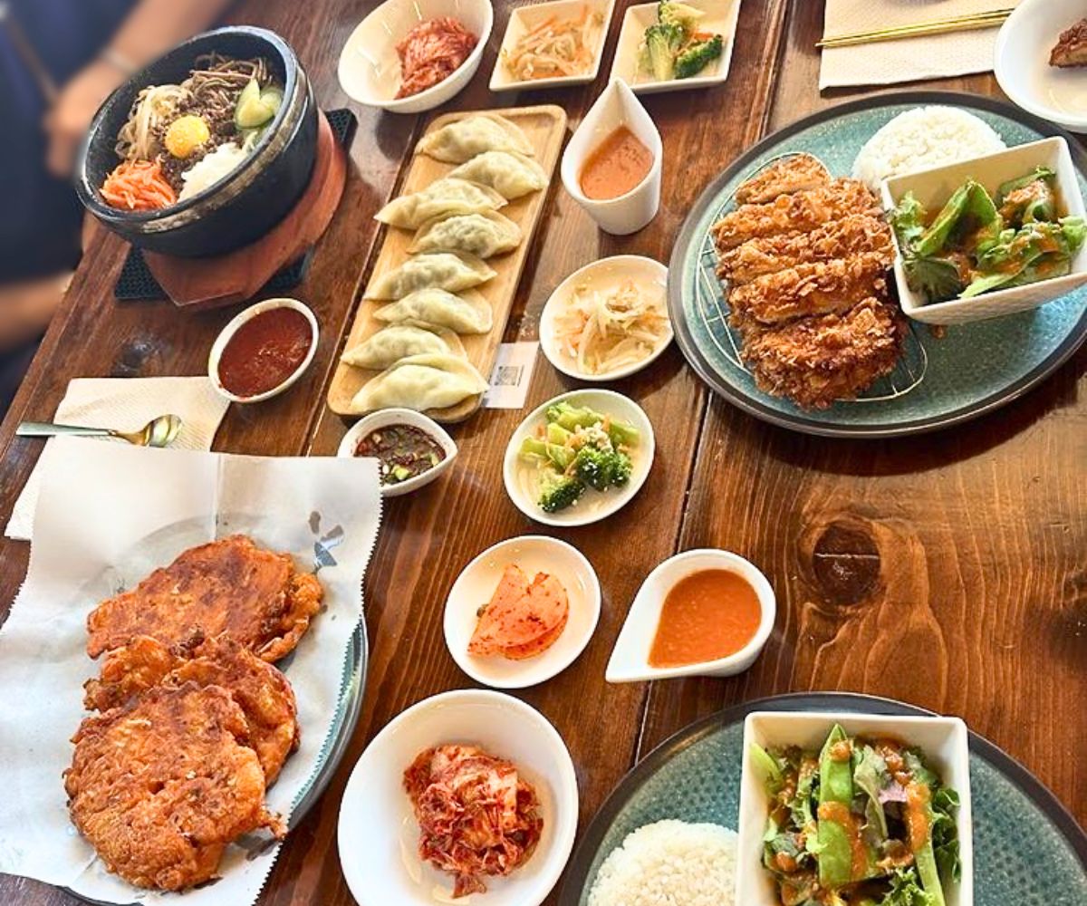 spread at Seoul Korean Cuisine in Lubbock, TX
