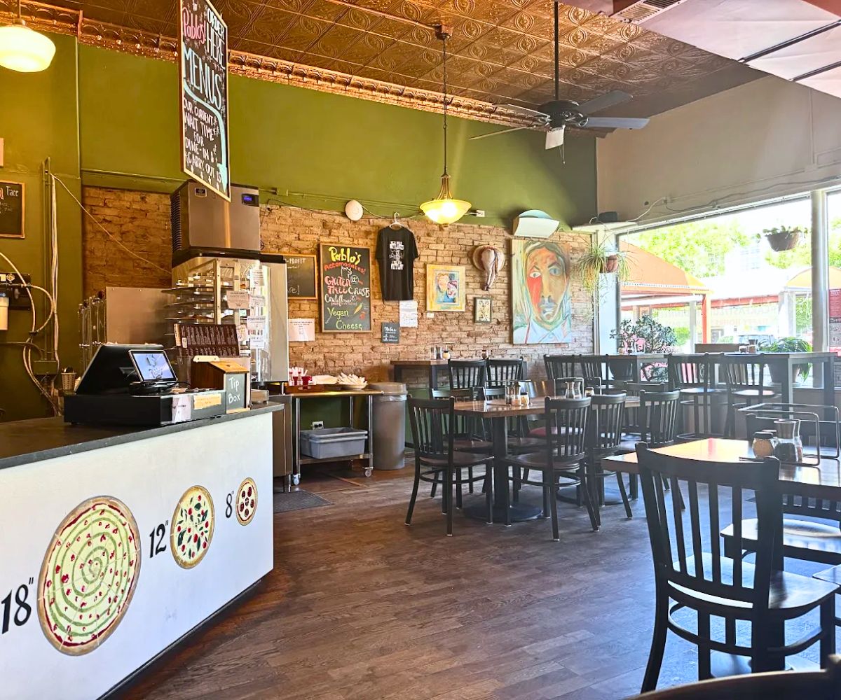 interior of Pablo's Pizza in Grand Junction, Colorado