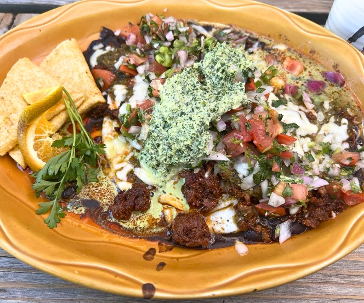 Huevos Rancheros at Morning Glory in Ashland, Oregon