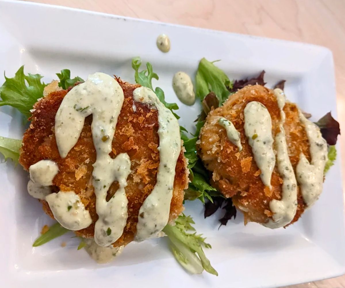 Crab Cakes at Mel's at 22 in Cooperstown, New York