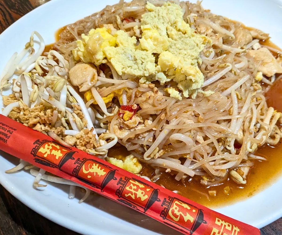 pad thai atThai Bistro in Lawton, Oklahoma