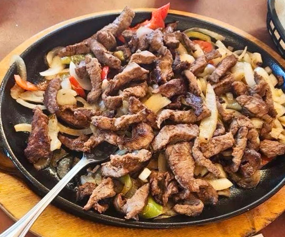 Steak Fajitas at El Columpio in Mitchell, South Dakota