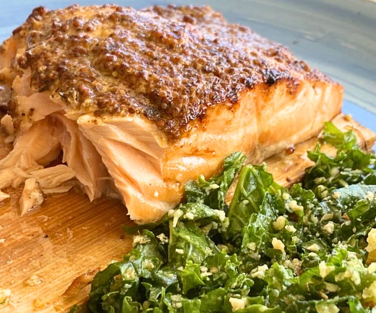 Cedar Plank Salmon at Beach House in Pompano Beach, FL