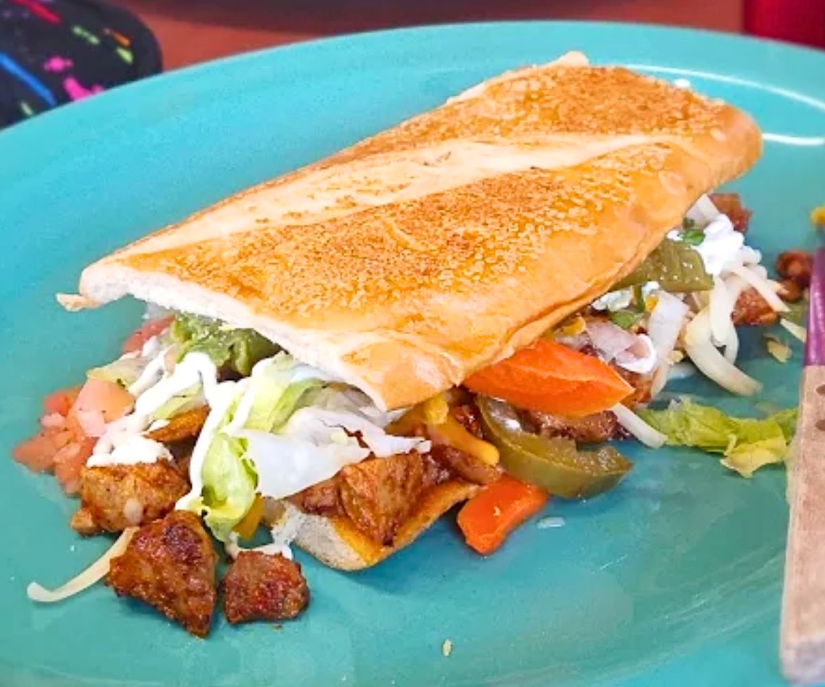 Torta Mexican Sandwich at El Columpio in Mitchell, SD