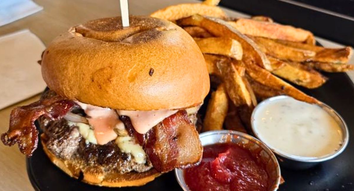 Hills Burger at The Original Hills Kitchen in Racho Cucamong, California