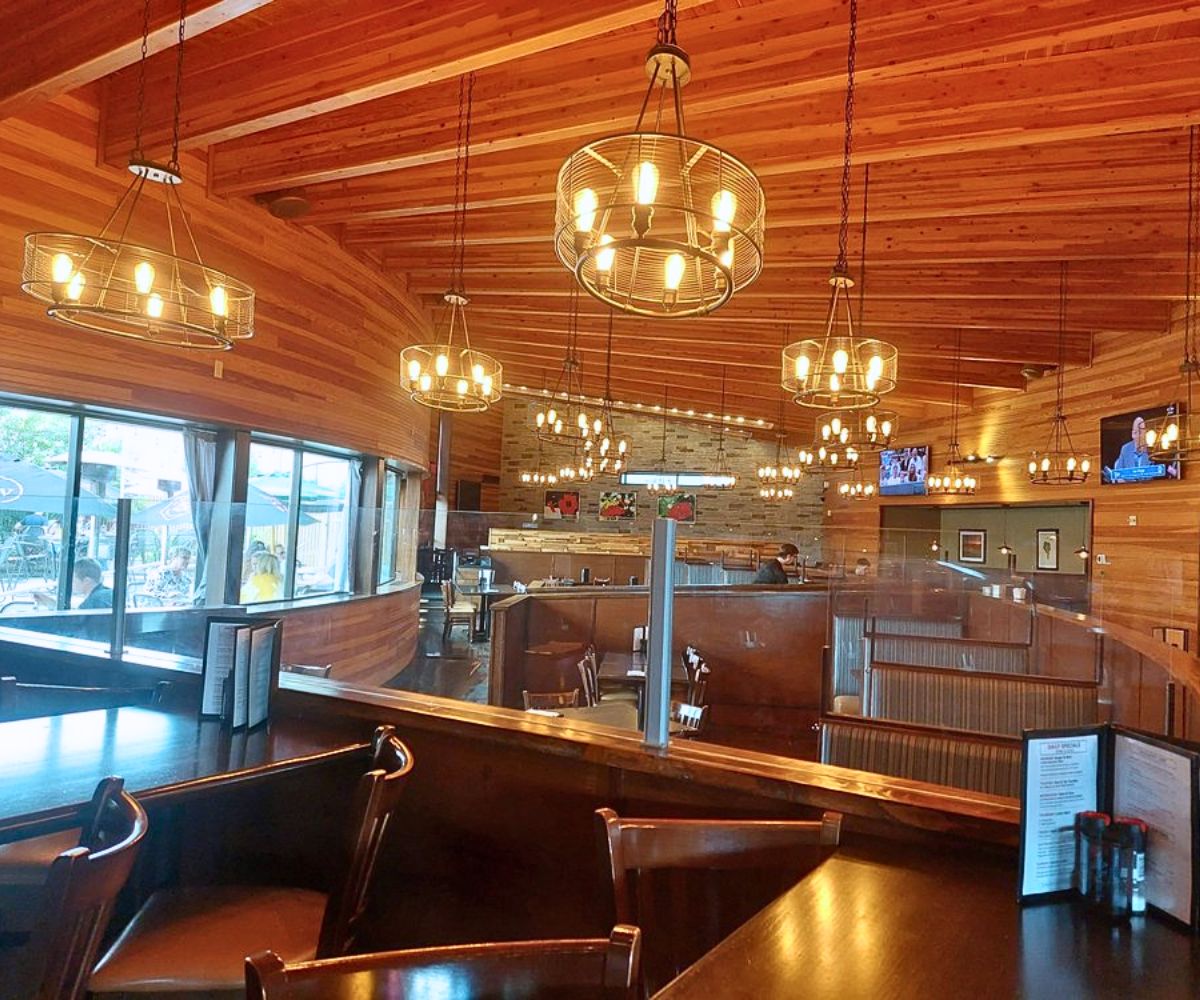 interior of Barley + Vine Kitchen & Bar in Lakeville, MN