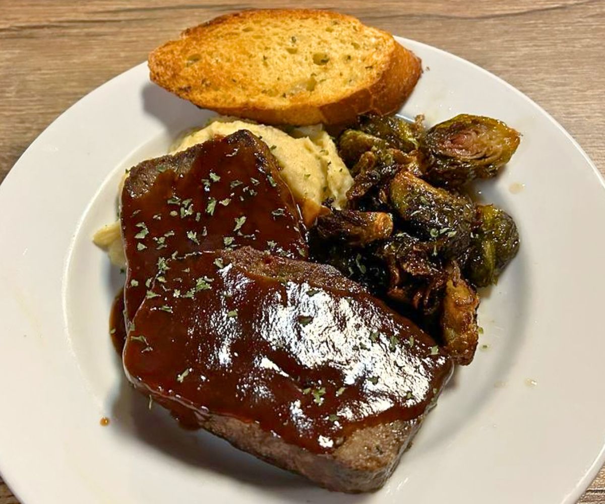 Homemade Meatloaf at Black Mountain Bistro and Bar in Bullhead City, Arizona