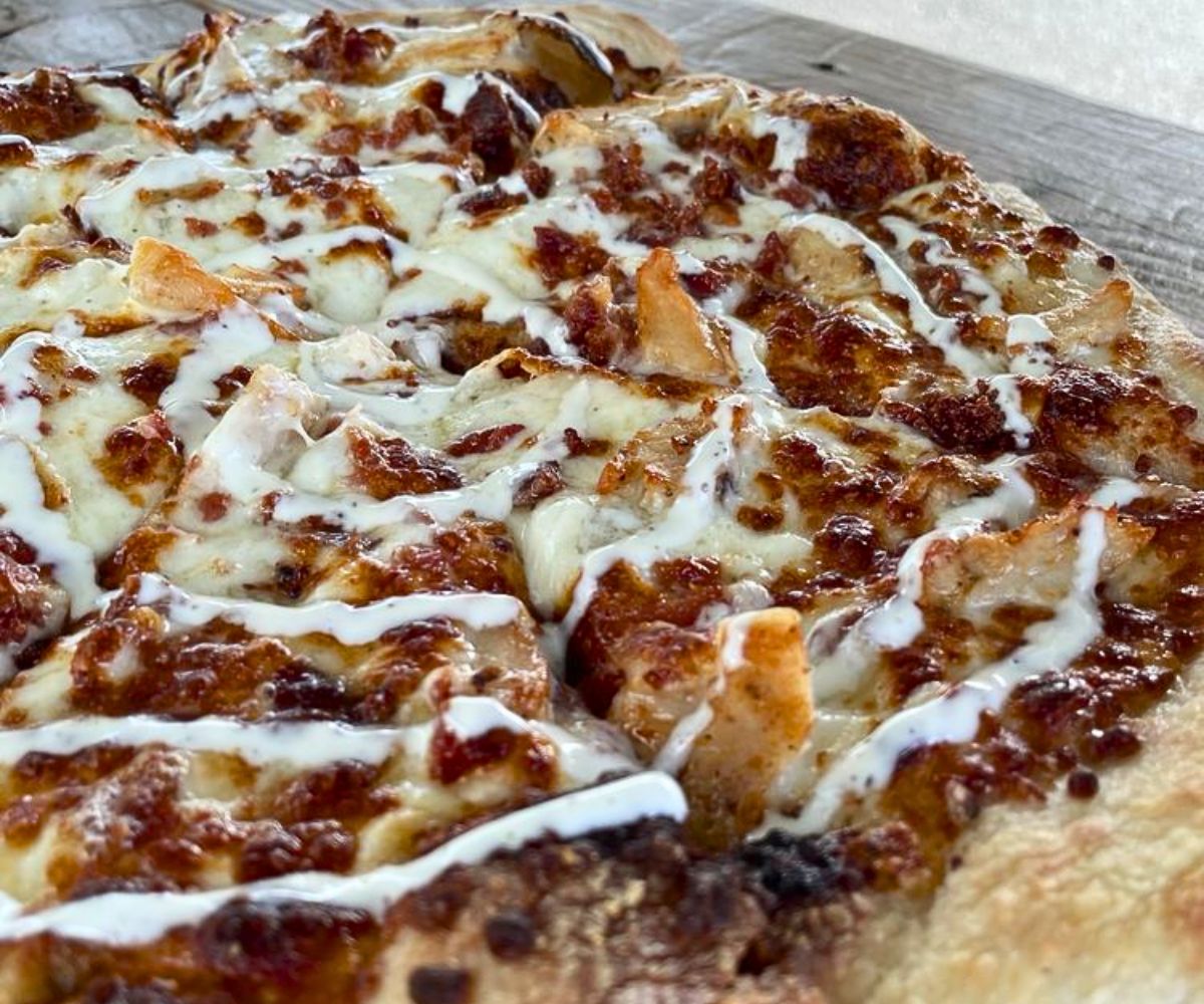 Galaxy Ranch Pizza at Hop Station Craft Bar in Mishawaka, Indiana