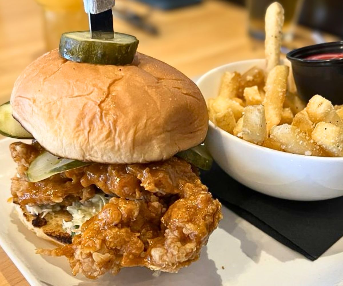 Fried Chicken Sandwich at Cribbs Kitchen in Spartanburg, SC