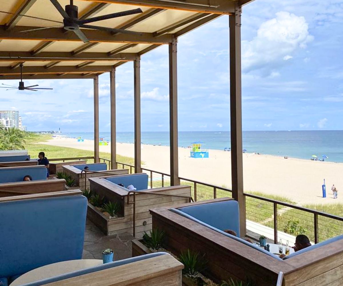 rooftop dining at House in Pompano Beach, FL