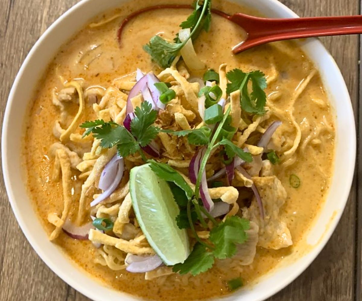 Kao soi curry at Singha Thai in Kettering, OH