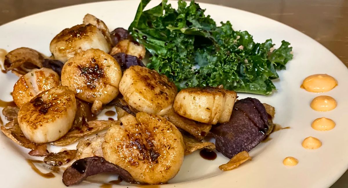 Pan Seared Scallops at Black Mountain Bistro and Bar in Bullhead City, AZ