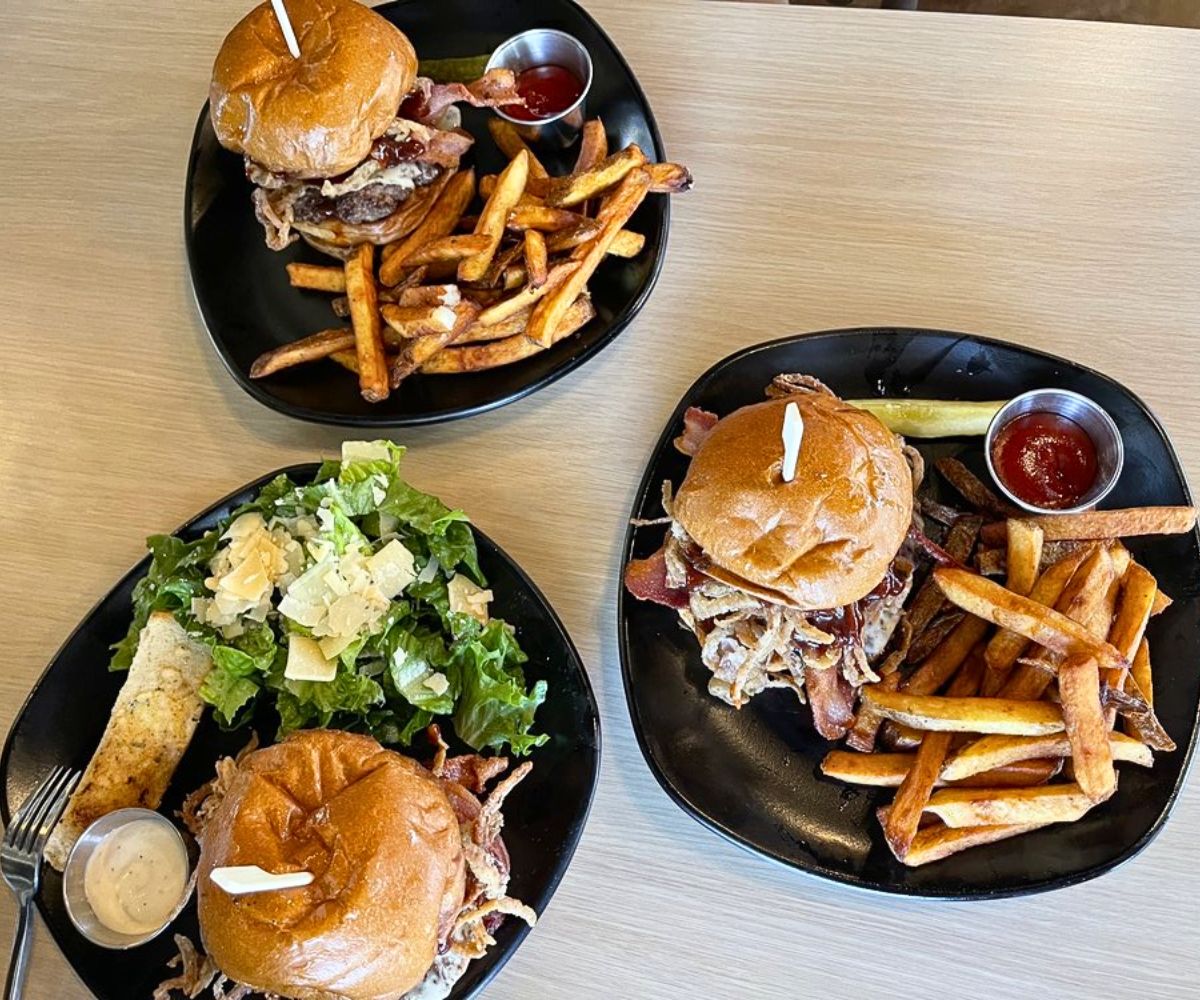 burgers at The Original Hills Kitchen in Rancho Cucamonga, CA