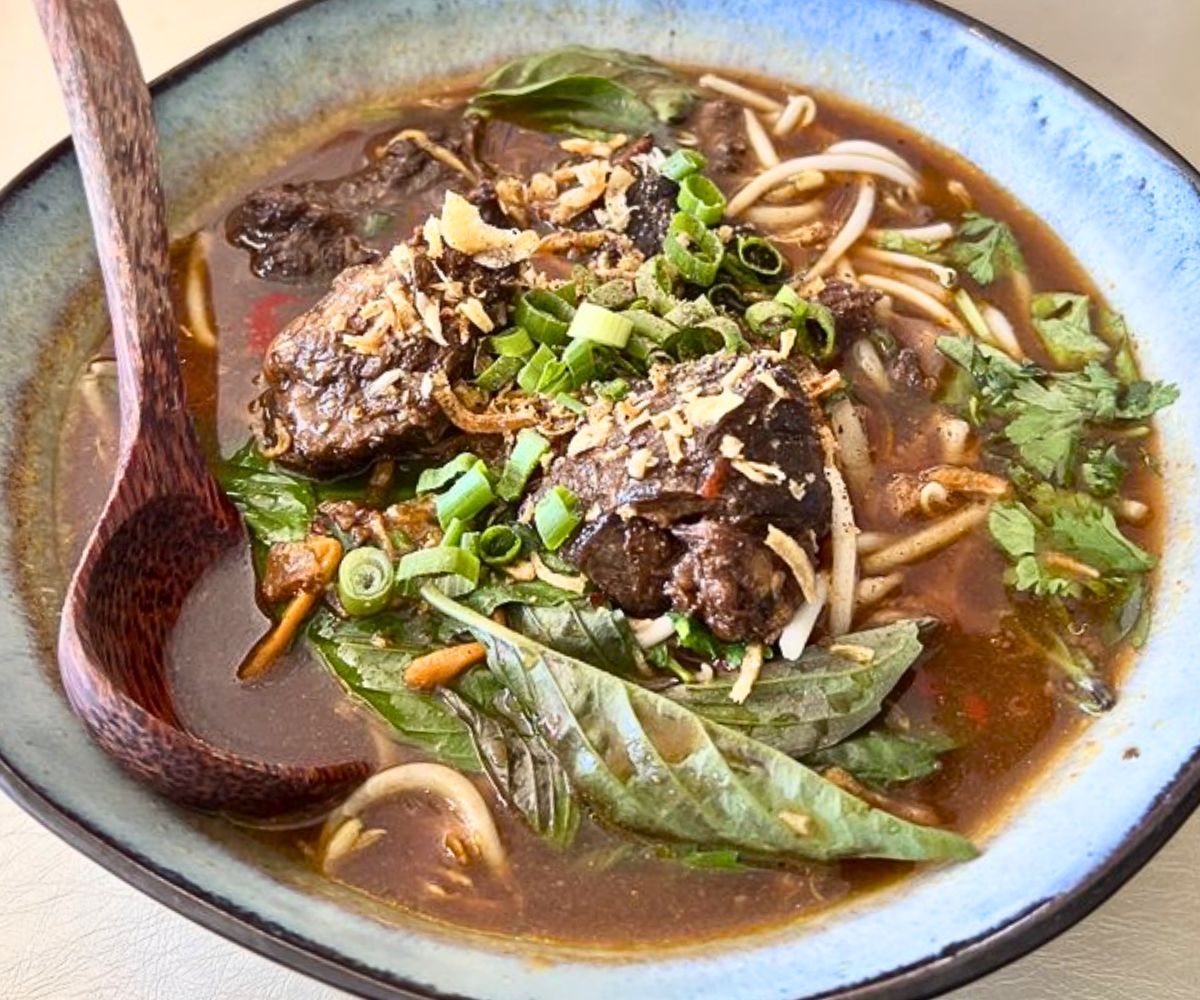 Thai Braised Beef Noodle Soup at Pailin Thai Cuisine in Moore, Oklahoma