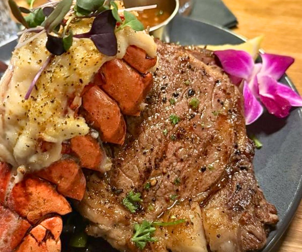 Steak and Lobster at Station 16 in Elk Grove, California