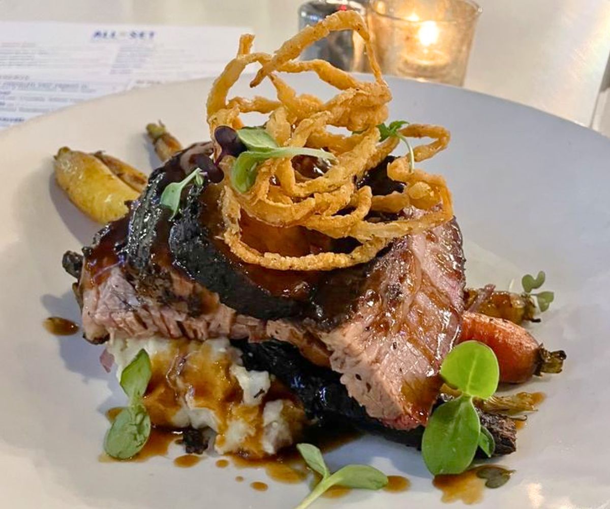 Texas Brisket at All Set Restaurant & Bar in Silver Spring, MD