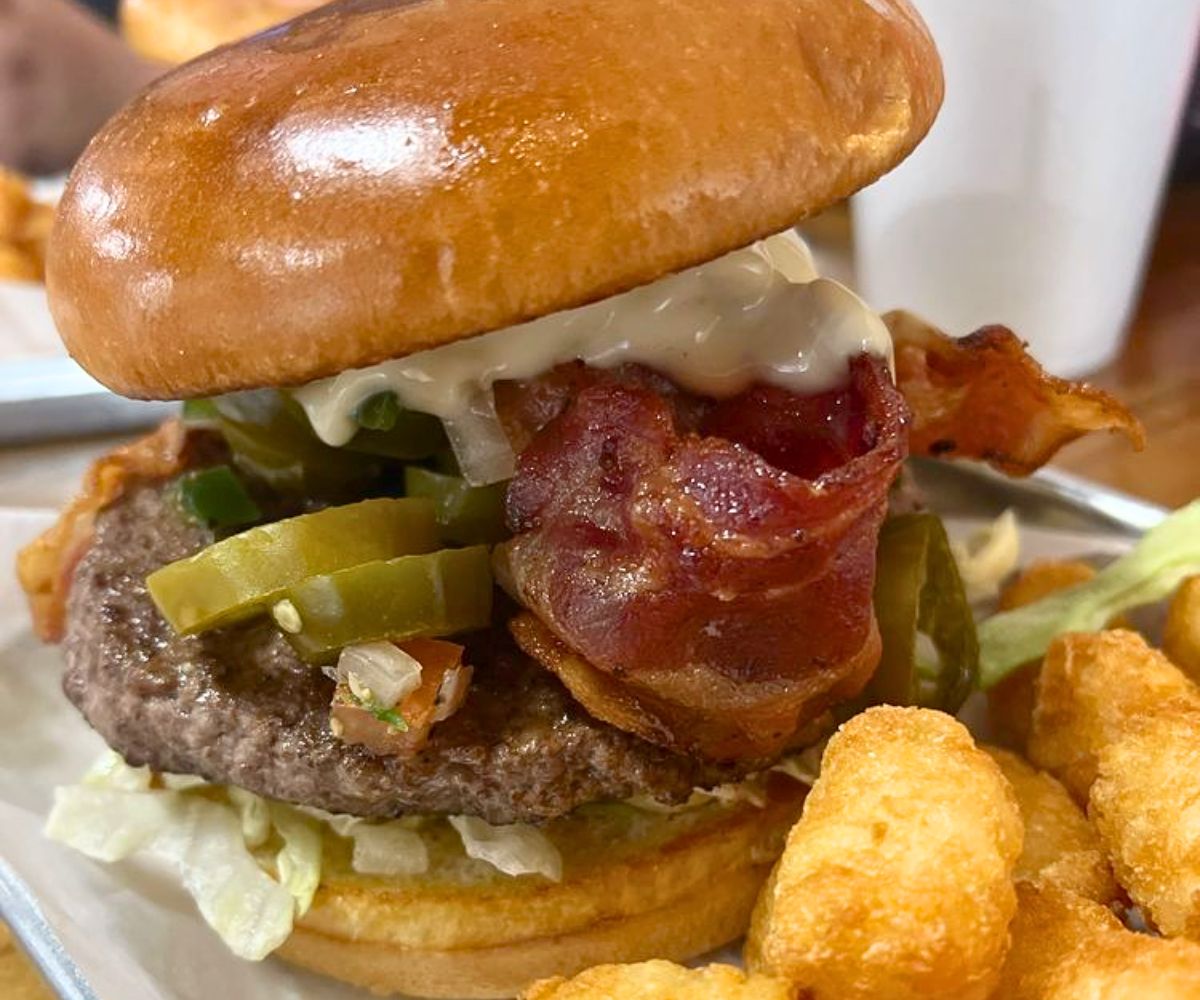 Mexican Burger at The Shack in San Antonio, Texas