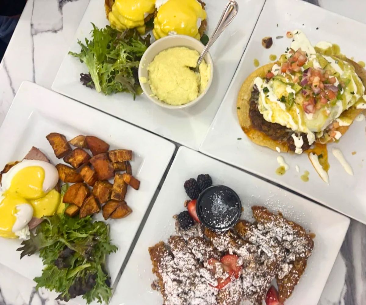 spread at French Toast Bistro in Plymouth, Michigan