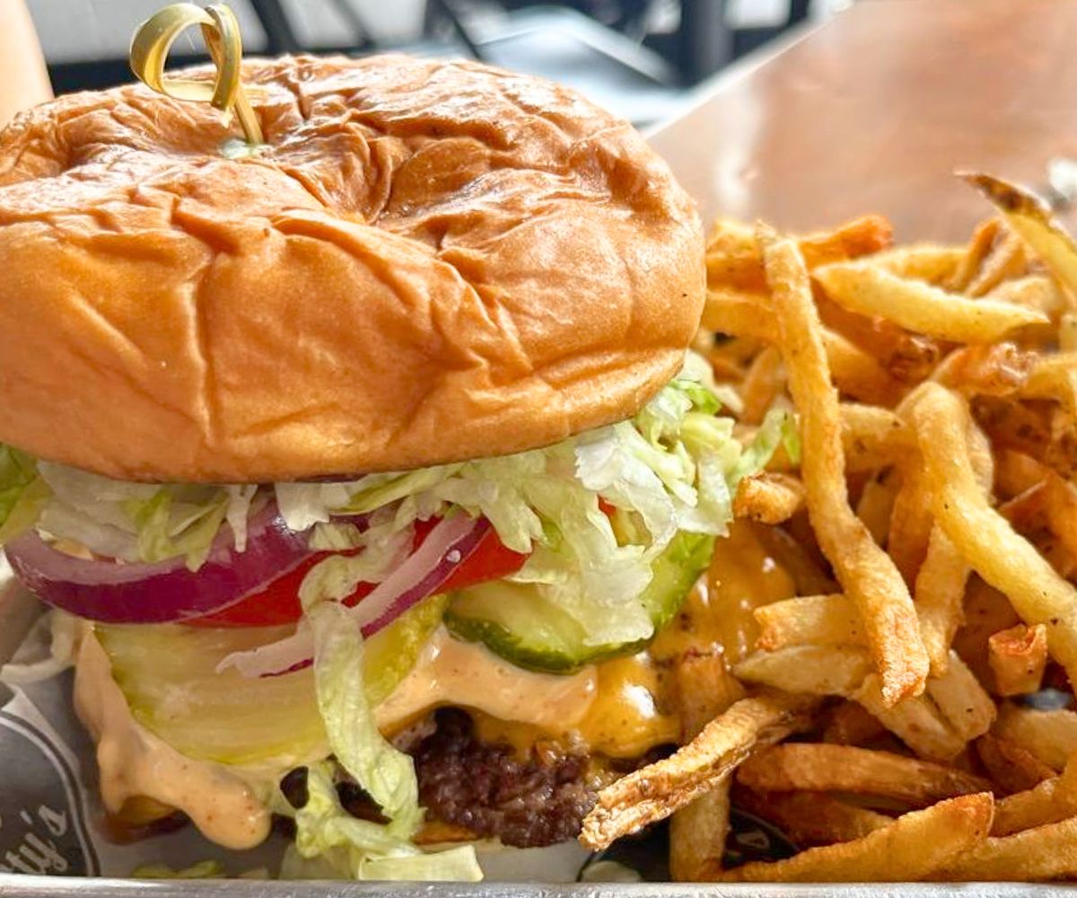 Betty Burger at Surfin' Betty's Burger Bar in Ocean City, Maryland
