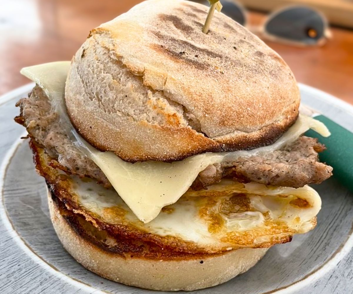 The Classic Sando at Mon Vert Cafe in Woodstock, Vermont