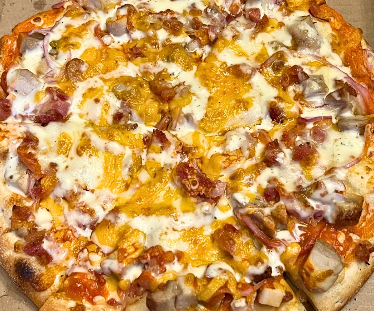 We Put That Stuff On Everything Pizza at Gatlinburg Brewing Company in Gatlinburg, TN