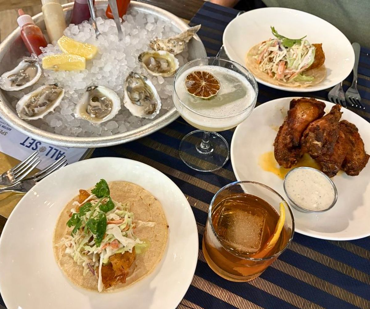 dishes at All Set Restaurant & Bar in Silver Spring, MD