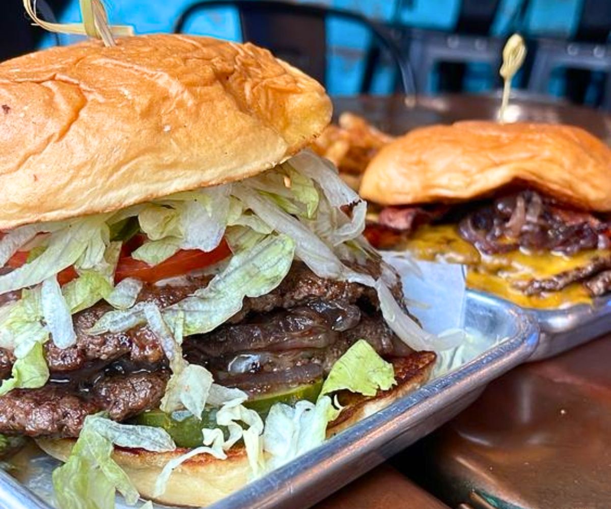 BYO Burger at Surfin' Betty's Burger Bar in Ocean City, Maryland