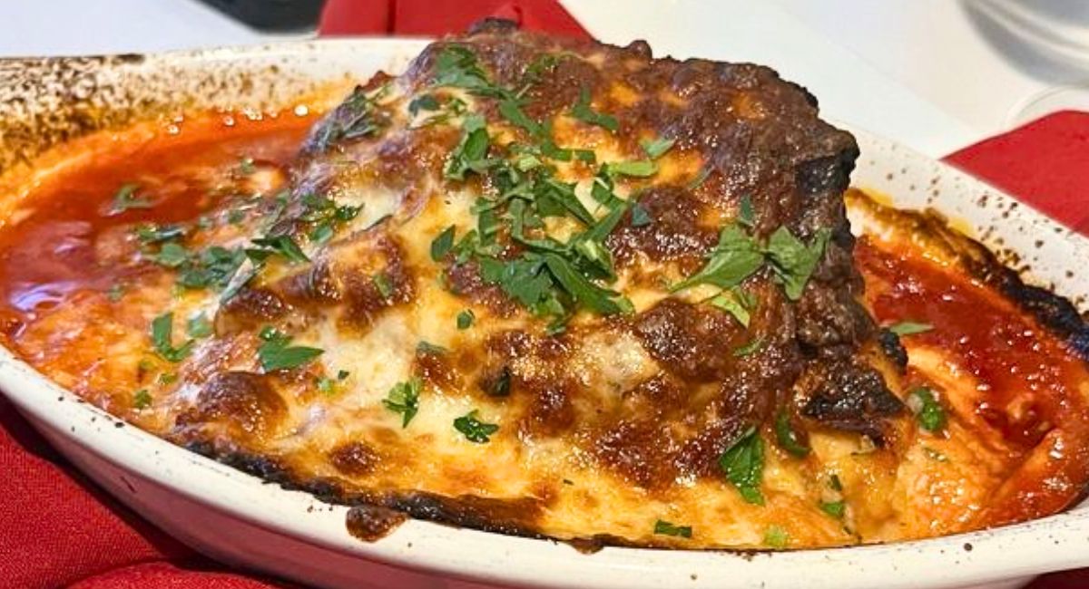 Lenny's Lasagna at Marcolino's Italia Restaurant in Reno, Nevada