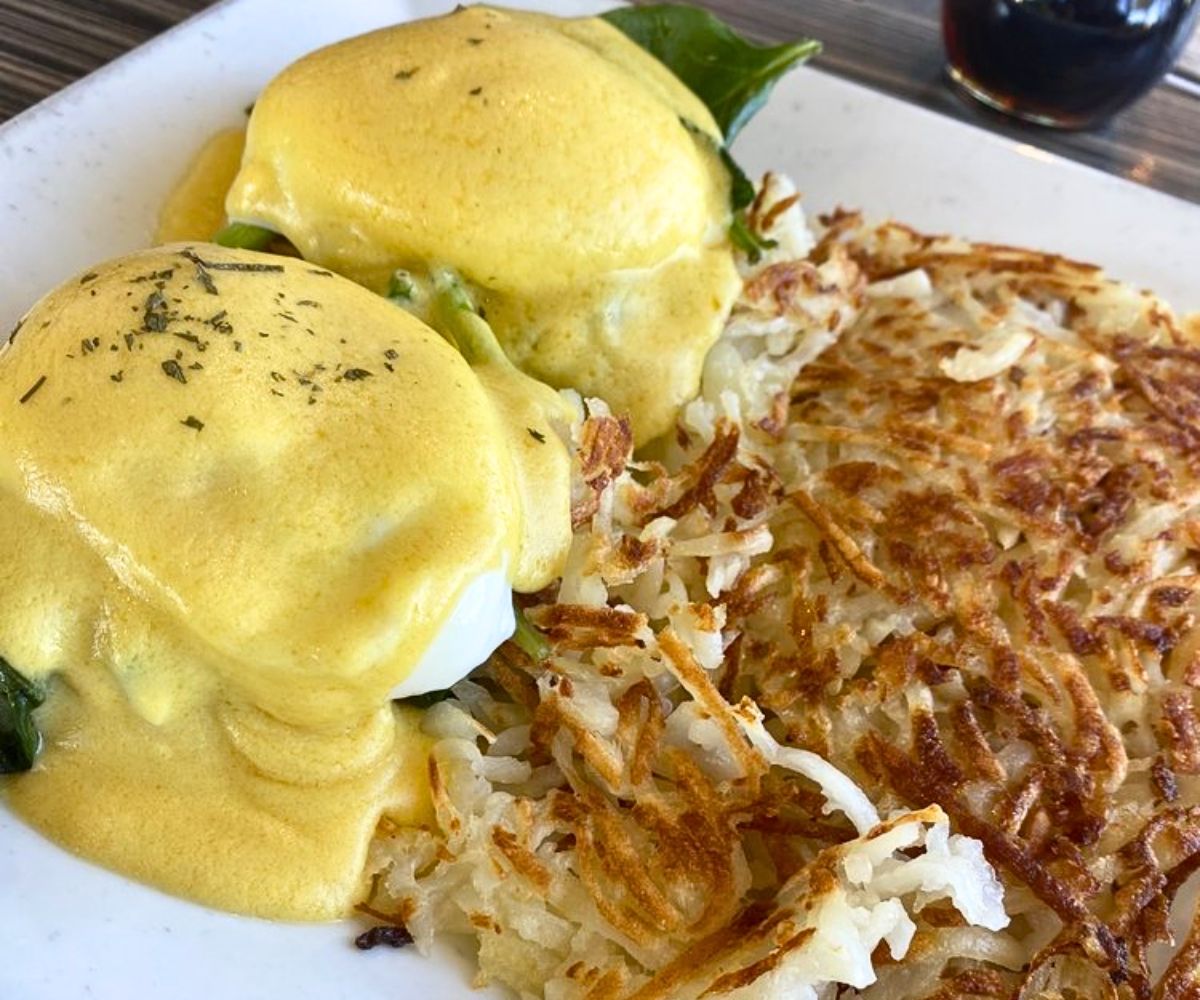Siena's Benedict at Siena Cafe in Irving, Texas