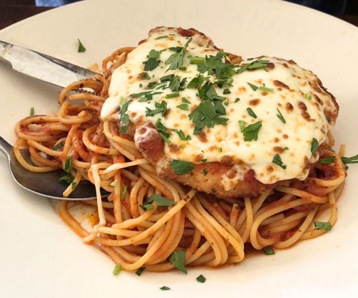 Chicken Parm at Cafe Verona in Independence, MO